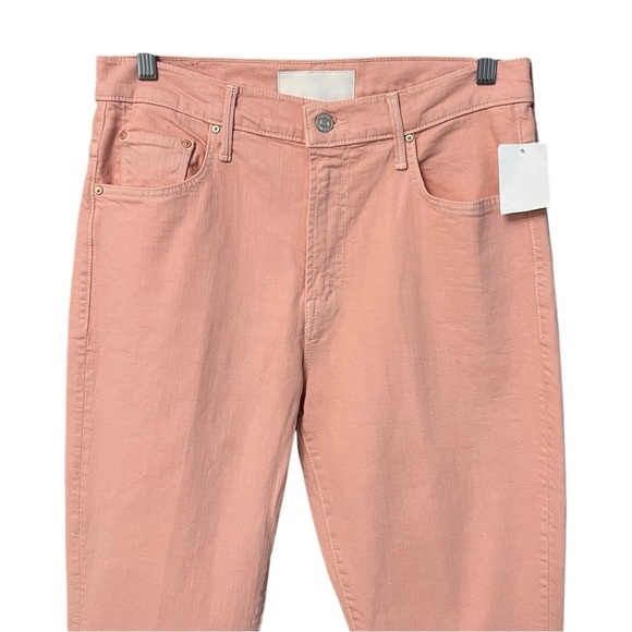 Mother Superior The Insider Hover Jeans Peach Parfait 32 NWT - Picture 2 of 7